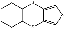 Thieno[3,4-b]-1,4-dithiin, 2,3-diethyl-2,3-dihydro- (9CI) Struktur