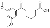 7-(3,5-DIMETHOXYPHENYL)-7-OXOHEPTANOIC ACID Struktur