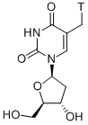 THYMIDINE, [METHYL-3H] Struktur