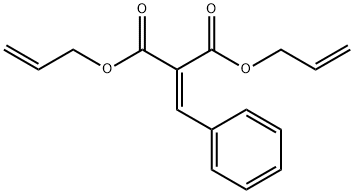 diprop-2-enyl 2-benzylidenepropanedioate Struktur