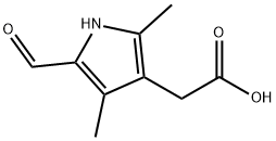 (5-FORMYL-2,4-DIMETHYL-1H-PYRROL-3-YL)-ACETIC ACID Structure