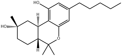 (6aR)-6aβ,7,8,9,10,10a-Hexahydro-6,6,9β-trimethyl-3-pentyl-6H-dibenzo[b,d]pyran-1,9α-diol Struktur