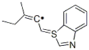 ETHYLBENZOTHIAZOLYLIDENEMETHYLPROPENYL-& Struktur