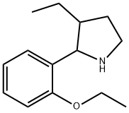 Pyrrolidine, 2-(2-ethoxyphenyl)-3-ethyl- (9CI) Struktur