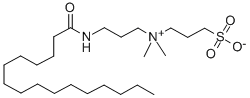 3-(N N-DIME(3-PALMITOYLAMINOPROPYL)AMMO- Structure