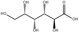 2,3,4,5,6-pentahydroxyhexanoic acid Struktur