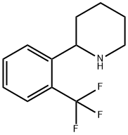 Piperidine, 2-[2-(trifluoromethyl)phenyl]- Struktur