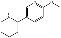 2-METHOXY-5-(2-PIPERIDINYL)PYRIDINE Struktur