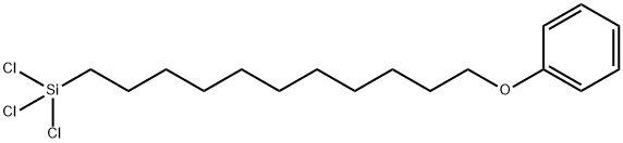 11-PHENOXYUNDECYLTRICHLOROSILANE Struktur