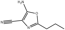 4-Oxazolecarbonitrile,  5-amino-2-propyl- Struktur