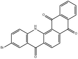 10-bromonaphth[2,3-c]acridine-5,8,14(13H)-trione Struktur