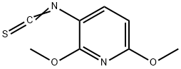 Pyridine, 3-isothiocyanato-2,6-dimethoxy- (9CI) Struktur