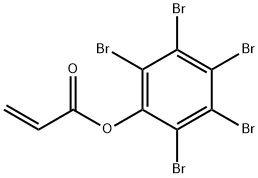 PENTABROMOPHENYL ACRYLATE Structure