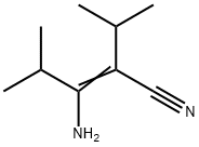 2-Pentenenitrile,  3-amino-4-methyl-2-(1-methylethyl)- Struktur