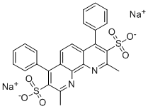 BATHOCUPROINEDISULFONIC ACID DISODIUM SALT Structure