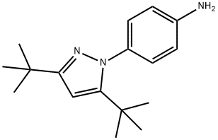 4-[3,5-DI(TERT-BUTYL)-1H-PYRAZOL-1-YL]ANILINE Struktur