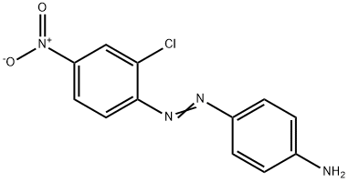 4-[(2-chloro-4-nitrophenyl)azo]aniline Struktur