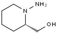 2-Piperidinemethanol,1-amino-,(2S)-(9CI) Struktur