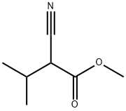 2-Cyano-3-methylbutanoic acid methyl ester Struktur