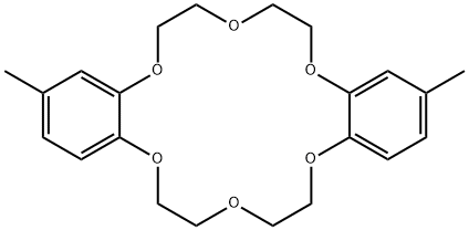 4,5-DIMETHYLDIBENZO-18-CROWN-6 Struktur