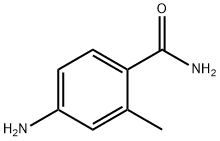 Benzamide, 4-amino-2-methyl- (9CI) Struktur