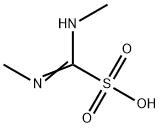 (methylamino)(methylimino)methanesulphonic acid Struktur