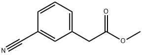 METHYL (3-CYANOPHENYL)ACETATE Struktur