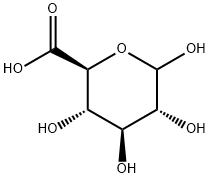 D-glucopyranuronic acid  Struktur