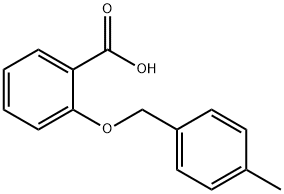 2-[(4-methylbenzyl)oxy]benzoic acid Struktur