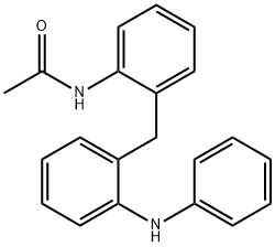 N-[2-[[2-(Phenylamino)phenyl]methyl]phenyl]acetamide Struktur