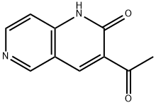 3-ACETYL-1,6-NAPHTHYRIDIN-2(1H)-ONE
 Struktur