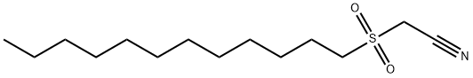 (dodecylsulphonyl)acetonitrile Struktur