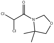 Oxazolidine, 3-(dichloroacetyl)-4,4-dimethyl- (9CI) Struktur