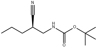 Carbamic acid, [(2R)-2-cyanopentyl]-, 1,1-dimethylethyl ester (9CI) Struktur