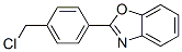 4-(2-Benzoxazoyl)benzyl chloride Struktur