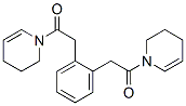 1,1'-[1,2-Phenylenebis(1-oxo-2,1-ethanediyl)]bis(1,2,3,4-tetrahydropyridine) Struktur