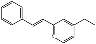 Pyridine, 4-ethyl-2-[(1E)-2-phenylethenyl]- (9CI) Struktur