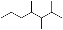 2,3,4-Trimethylheptane. Struktur