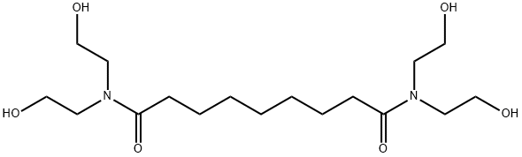 N,N,N',N'-tetrakis(2-hydroxyethyl)nonanediamide Struktur