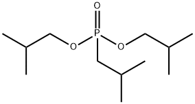 bis(2-methylpropyl) (2-methylpropyl)phosphonate Struktur