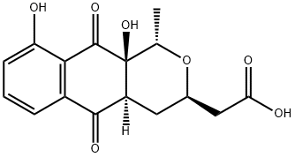 Nanaomycin B Struktur