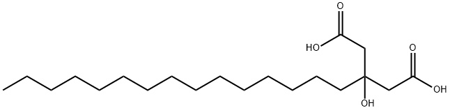 3-Pentadecyl-3-hydroxyglutaric acid Struktur