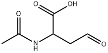 Butanoic acid, 2-(acetylamino)-4-oxo- (9CI) Struktur