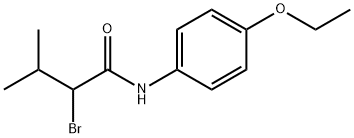 2-bromo-N-(4-ethoxyphenyl)-3-methylbutyramide Struktur