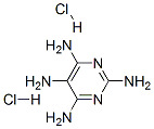 2,4,5,6-Tetraaminopyrimidine dihydrochloride  Struktur