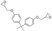 2-Propenoic acid polymer with 2,2,-[(1-methylethylidene)bis(4,1-phenyleneoxymethylene)]bis(oxirane) Struktur