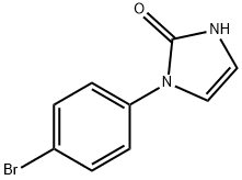 1-(4-Bromo-phenyl)-1,3-dihydro-imidazol-2-one
 Struktur