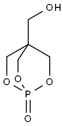 2,6,7-Trioxa-1-phosphabicyclo2.2.2octane-4-methanol, 1-oxide Struktur