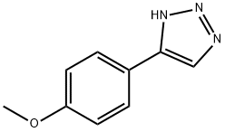 4-(4-Methoxyphenyl)-1H-1,2,3-triazole Struktur