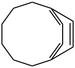 Bicyclo[6.2.2]dodeca-8,10(1),11-triene Struktur